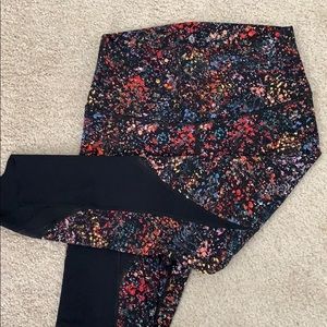 Lululemon floral leggings sz 10